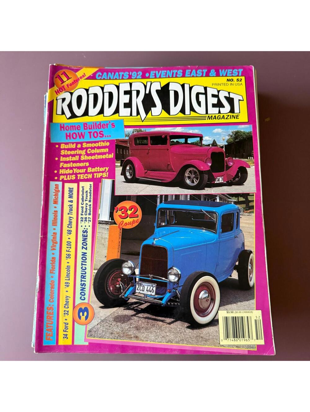 Vintage Hot Rodder Chevy Auto Magazine Custom Rodder B2